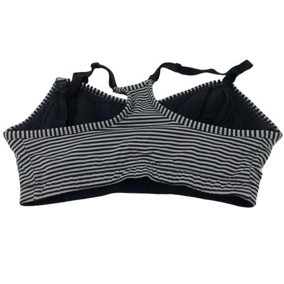 MOTHERHOOD INTIMATES Striped Maternity Sports Bra Size Medium - Picture 4 of 6